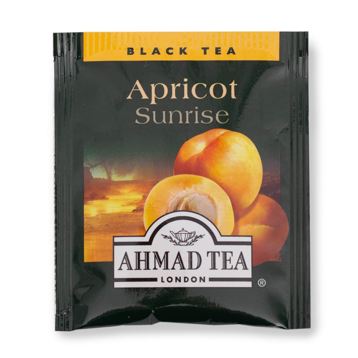 Ahmad Tea Apricot Sunrise Black Tea – 6 Pack (120 Bags) | Apricot Flavor & Brisk Black Tea