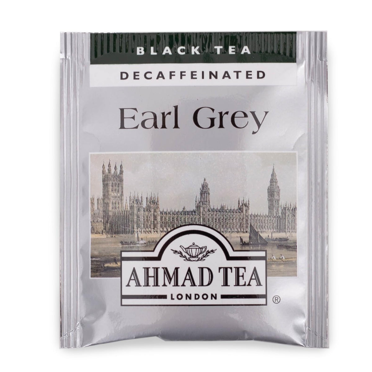 Ahmad Tea Decaf Earl Grey Tea — 6 x 20-Count Boxes, Caffeine-Free
