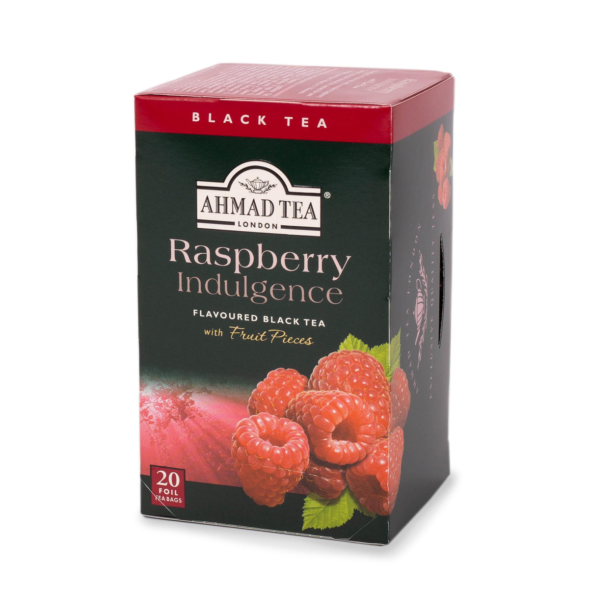 Ahmad Tea Raspberry Indulgence – Black Tea with Raspberry Flavor, 120 Count (Pack of 6)