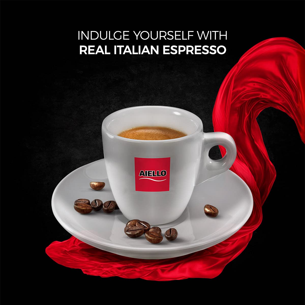 Aiello Caffe Italian Espresso Beans – 2.2 lb Bag | Freshly Roasted Sublime Blend from Southern Italy