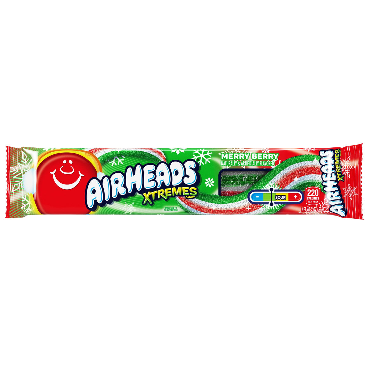 Airheads Xtremes Merry Berry Belts - 2oz Candy Belts (18-Pack)