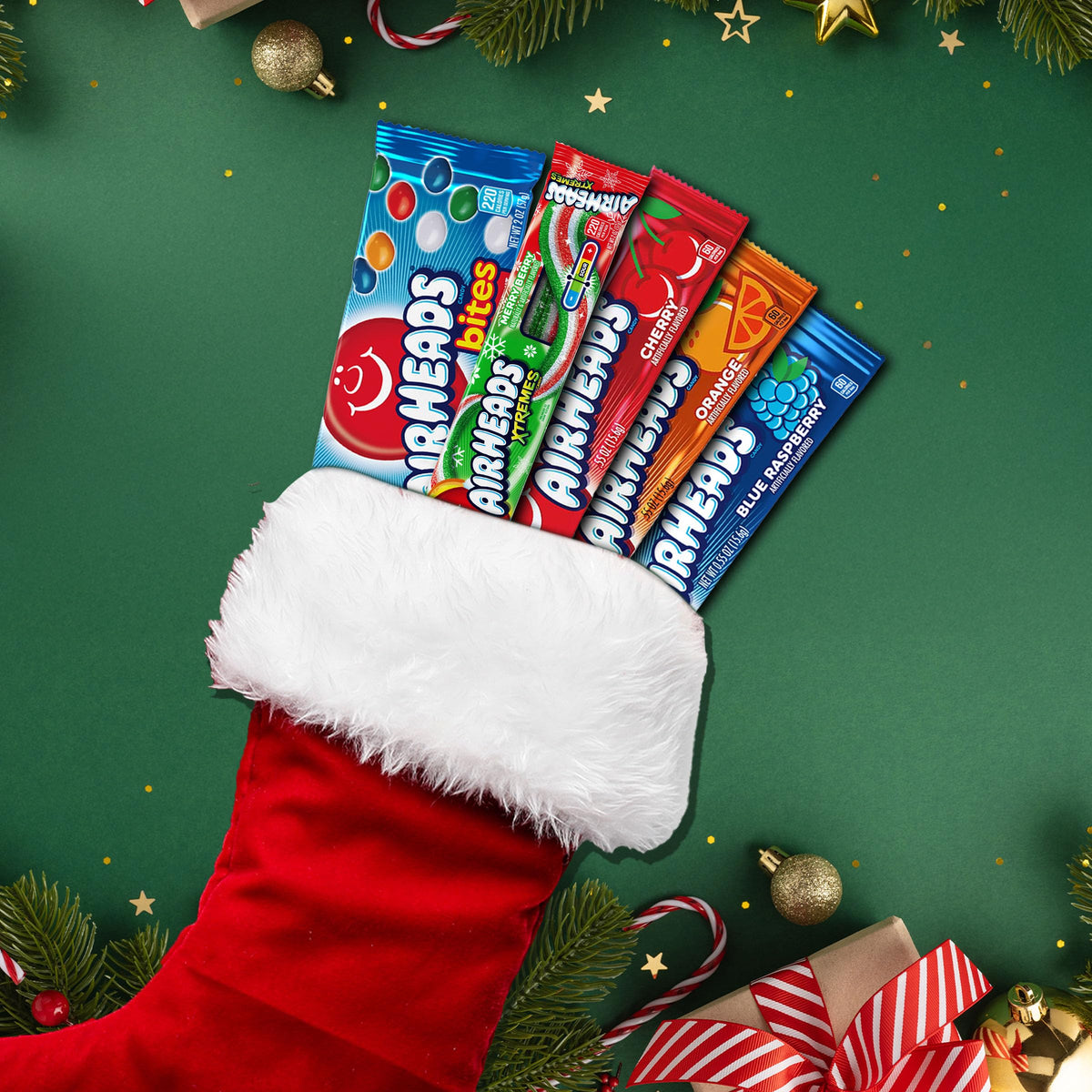 Airheads Xtremes Merry Berry Belts - 2oz Candy Belts (18-Pack)