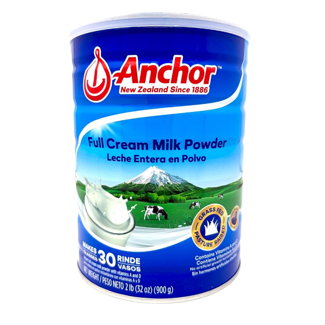 Anchor Full Cream Milk Powder 900g Tin - Aiva | Premium Dairy Powder