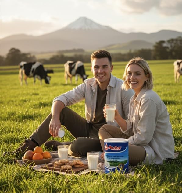 Anchor Full Cream Milk Powder 900g Tin - Aiva | Premium Dairy Powder