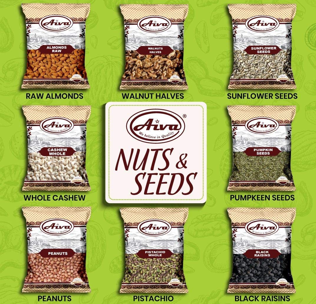 AIVA Cashew Pieces Raw – Premium 5 lb Bulk, Unroasted & Unsalted
