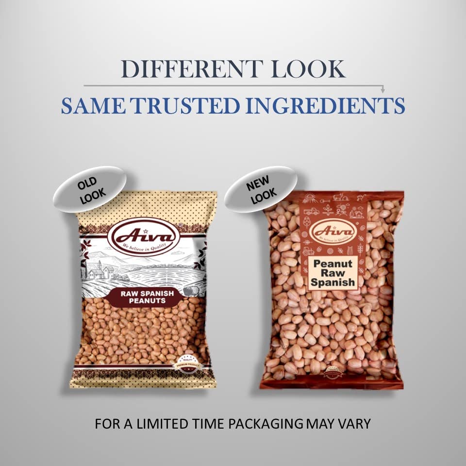 Aiva Raw Spanish Peanuts (10 lb Bulk) – Whole Unsalted Nuts for Snacking, Cooking & Baking | Product of USA