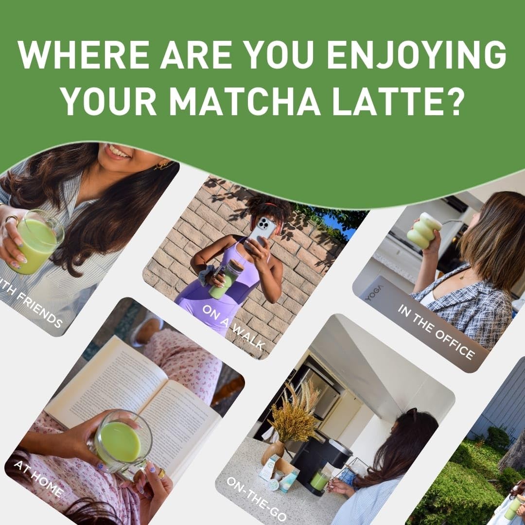 AIYA Creamy Matcha Latte Pods – Sweetened Vanilla, 10-Count, Single-Serve