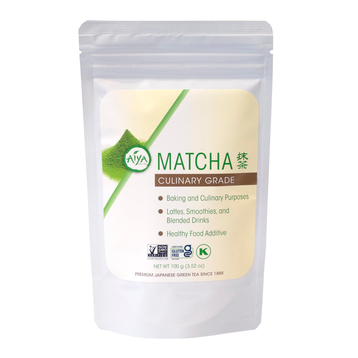 AIYA SINCE 1888 – Authentic Japanese Origin Culinary Grade Matcha (100g)