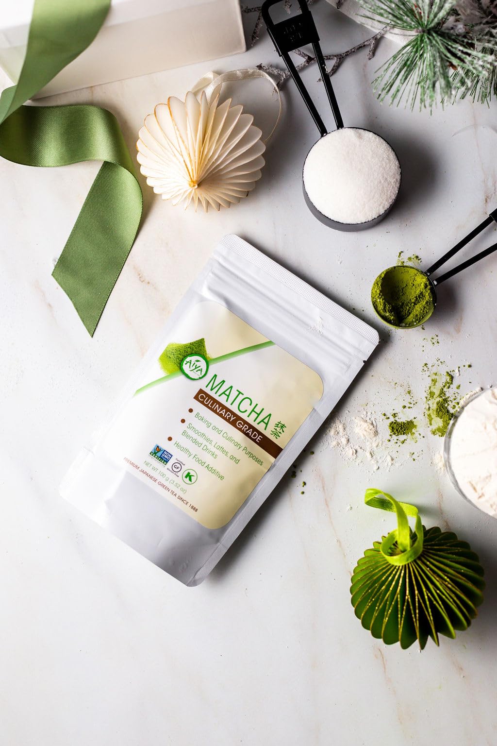 AIYA SINCE 1888 – Authentic Japanese Origin Culinary Grade Matcha (100g)