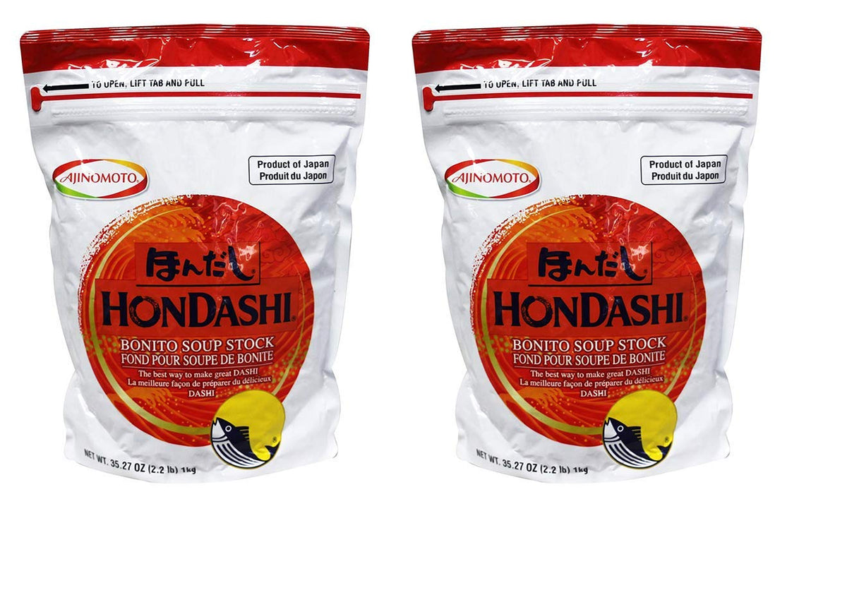 Ajinomoto Hondashi Bonito Soup Stock - 2.2 lb Resealable Bag (Pack of 2)