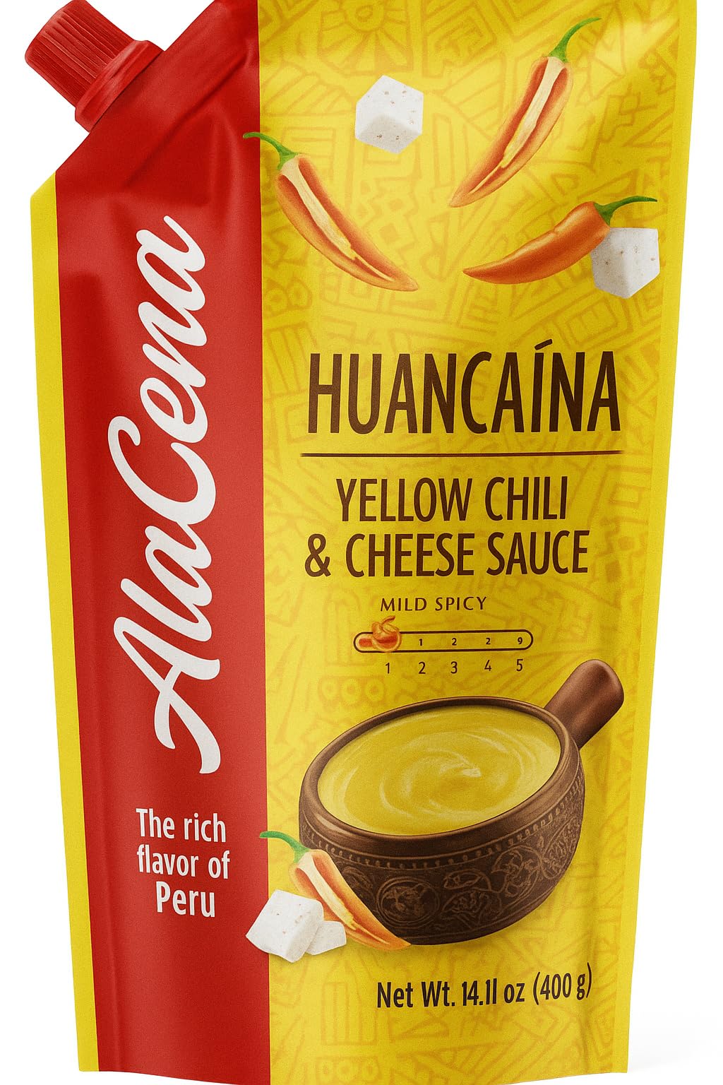 ALACENA Peruvian Crema Huancaina Sauce 400 g – Pack of 3