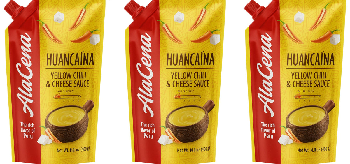 ALACENA Peruvian Crema Huancaina Sauce 400 g – Pack of 3