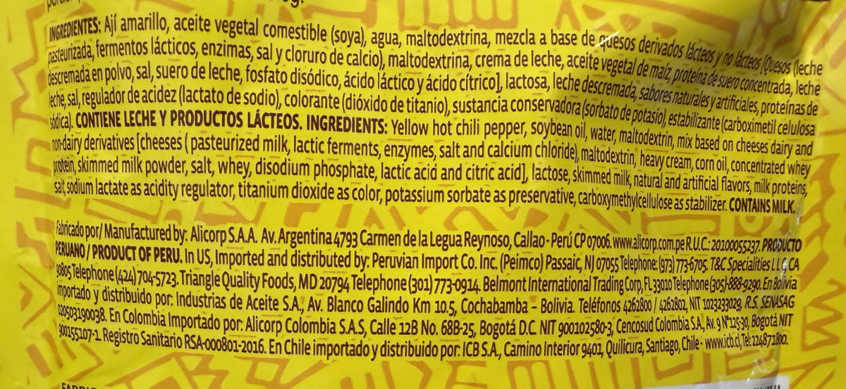 ALACENA Peruvian Crema Huancaina Sauce 400 g – Pack of 3
