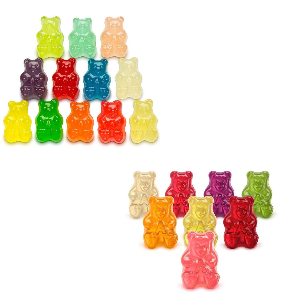 Albanese World's Best Family Share Pack: 12 Flavor Gummi Bears & Exotic Fruits Gummies