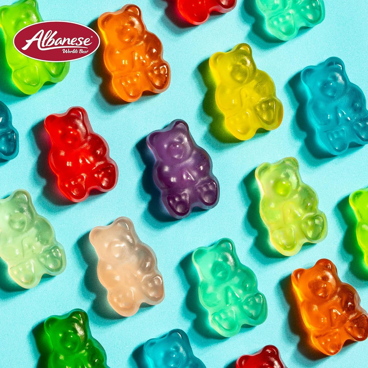 Albanese World's Best Family Share Pack: 12 Flavor Gummi Bears & Exotic Fruits Gummies