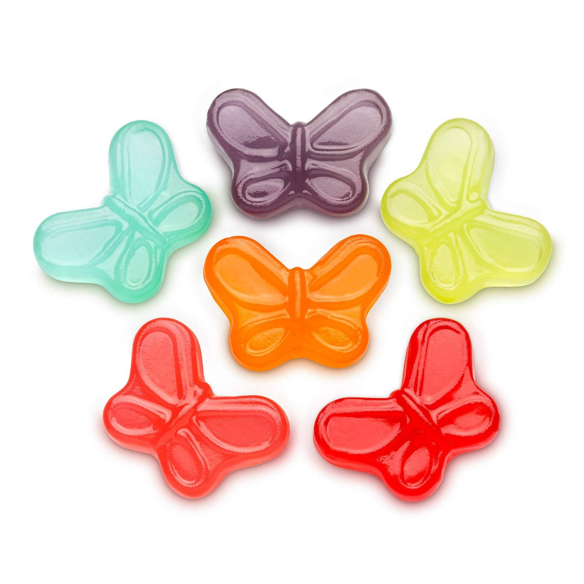 Albanese Mini Gummi Butterflies – 5 lb Bulk Bag | Fruity, Soft Gummies