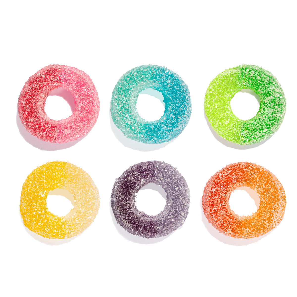 Albanese World's Best Sour Mini PuckeRings – 4.5 lb Gummi Candy, 6 Flavors, Gluten Free & Fat Free