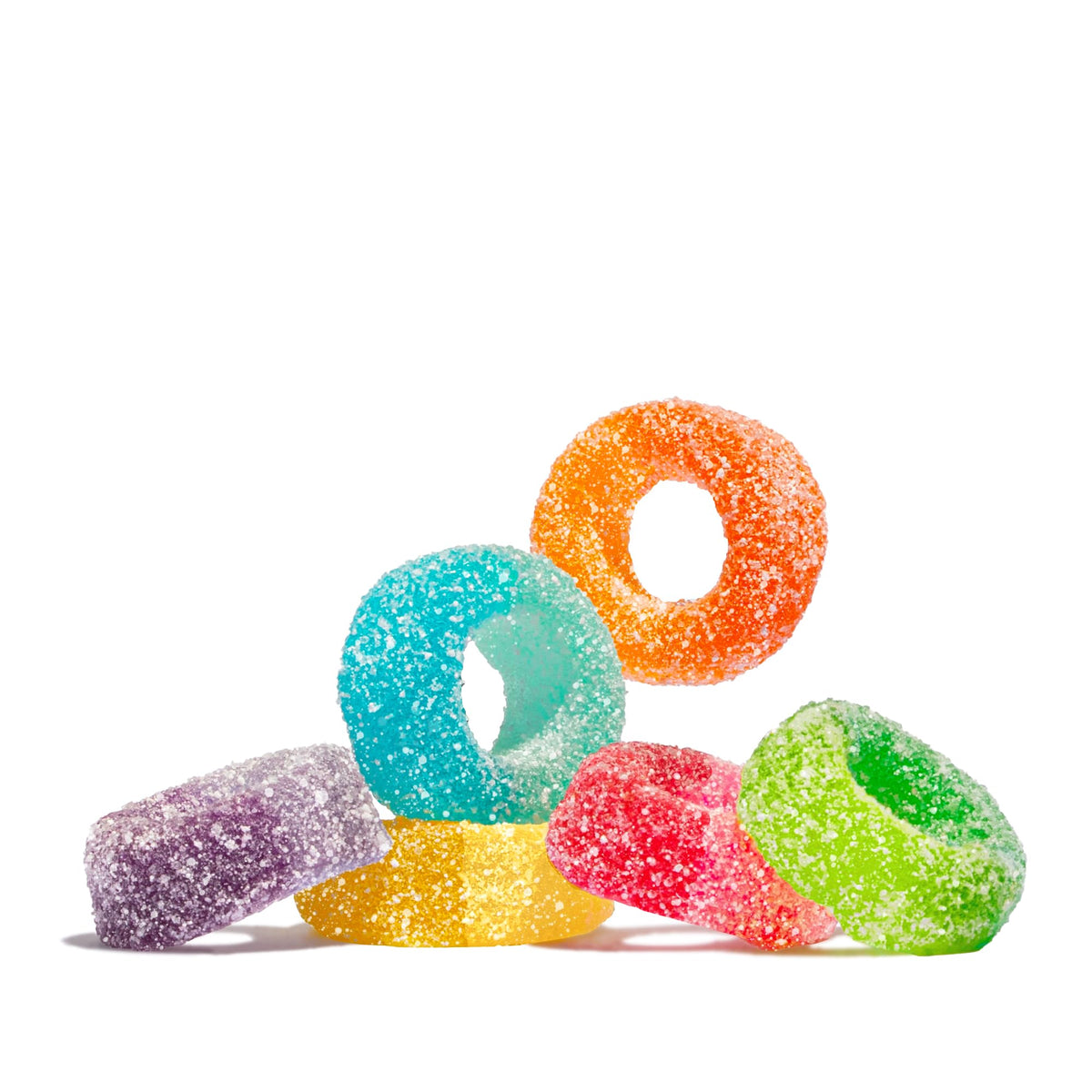 Albanese World's Best Sour Mini PuckeRings – 4.5 lb Gummi Candy, 6 Flavors, Gluten Free & Fat Free