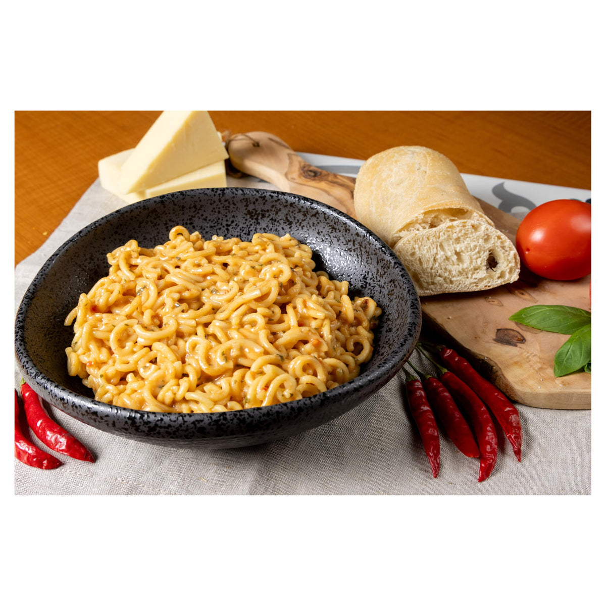 Alessi 4 Minute Pasta Arrabbiata – One-Pot Quick Meals, Stovetop or Microwave (Pack of 6)