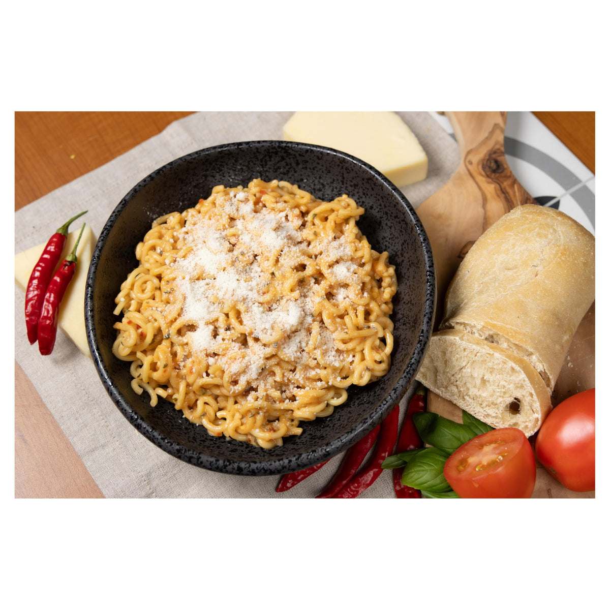 Alessi 4 Minute Pasta Arrabbiata – One-Pot Quick Meals, Stovetop or Microwave (Pack of 6)