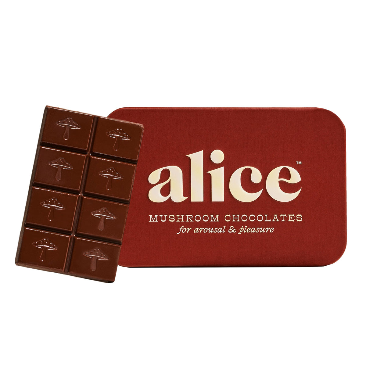 Alice Mushrooms Happy Ending — Mood & Energy Chocolate with Cordyceps