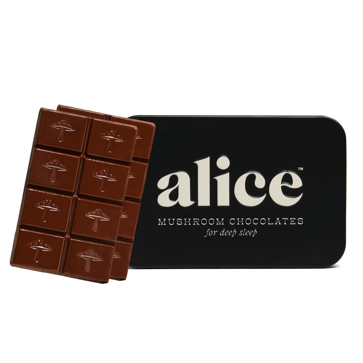 Alice Mushrooms Nightcap Chocolate | Reishi & L-Theanine Sleep Support