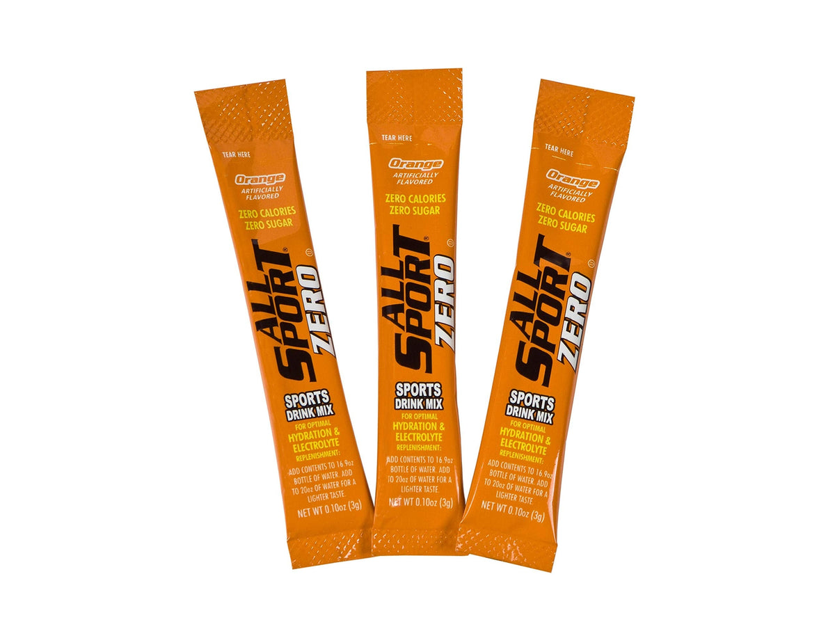 All Sport Powder Hydration Sticks – Zero Calorie Electrolyte Drink Mix, Orange, 50 Count