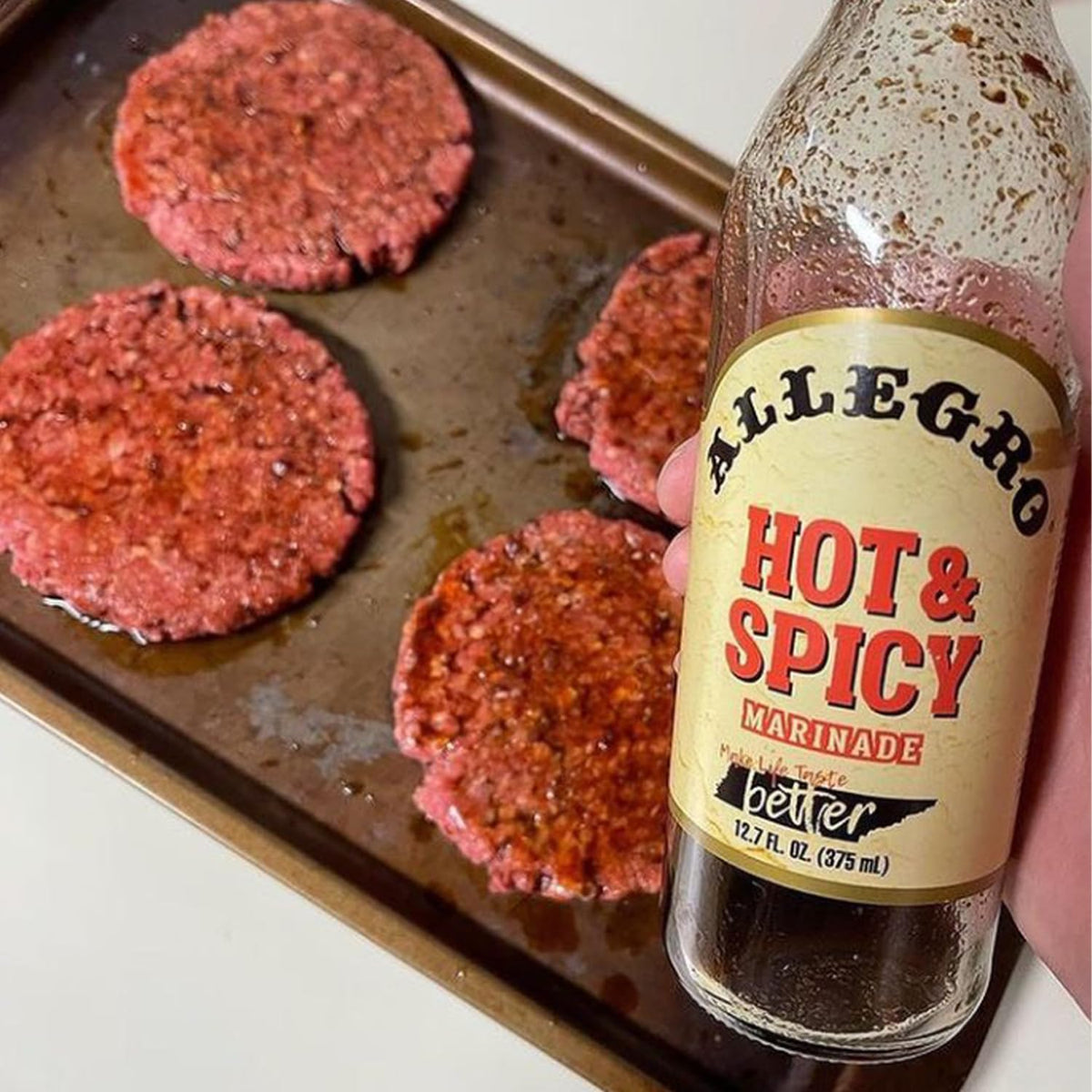 ALLEGRO Hot & Spicy Marinade – The Marinate Everything (4 x 12.7 oz)