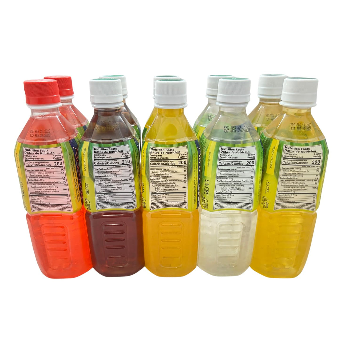 Aloevine Fruity Fun Variety Pack – 16.9 oz x10 Plant-Based Korean Drinks