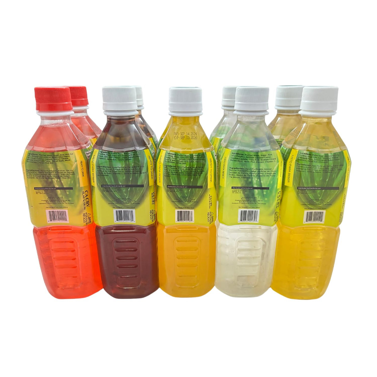 Aloevine Fruity Fun Variety Pack – 16.9 oz x10 Plant-Based Korean Drinks