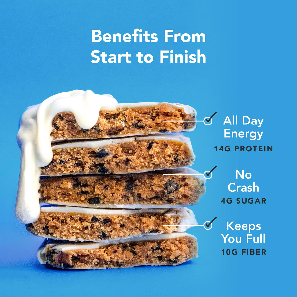 ALOHA Cookies and Creme Plant-Based Protein Bars – 12 Bar Pack