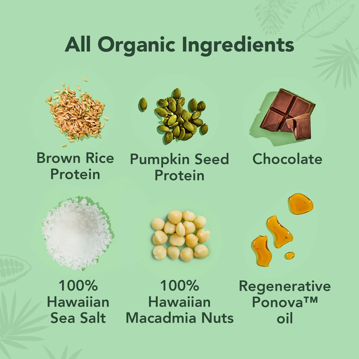 ALOHA The Pa'akai Bar Special Edition – Organic Plant Based Protein Bars (6 x 1.98oz)
