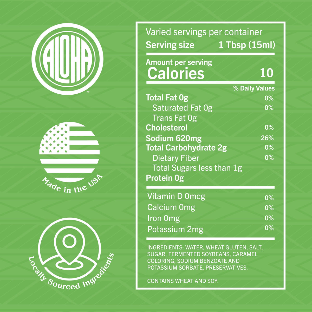 Aloha Shoyu Lower Salt Soy Sauce – 25% Less Sodium | Made in Hawaii