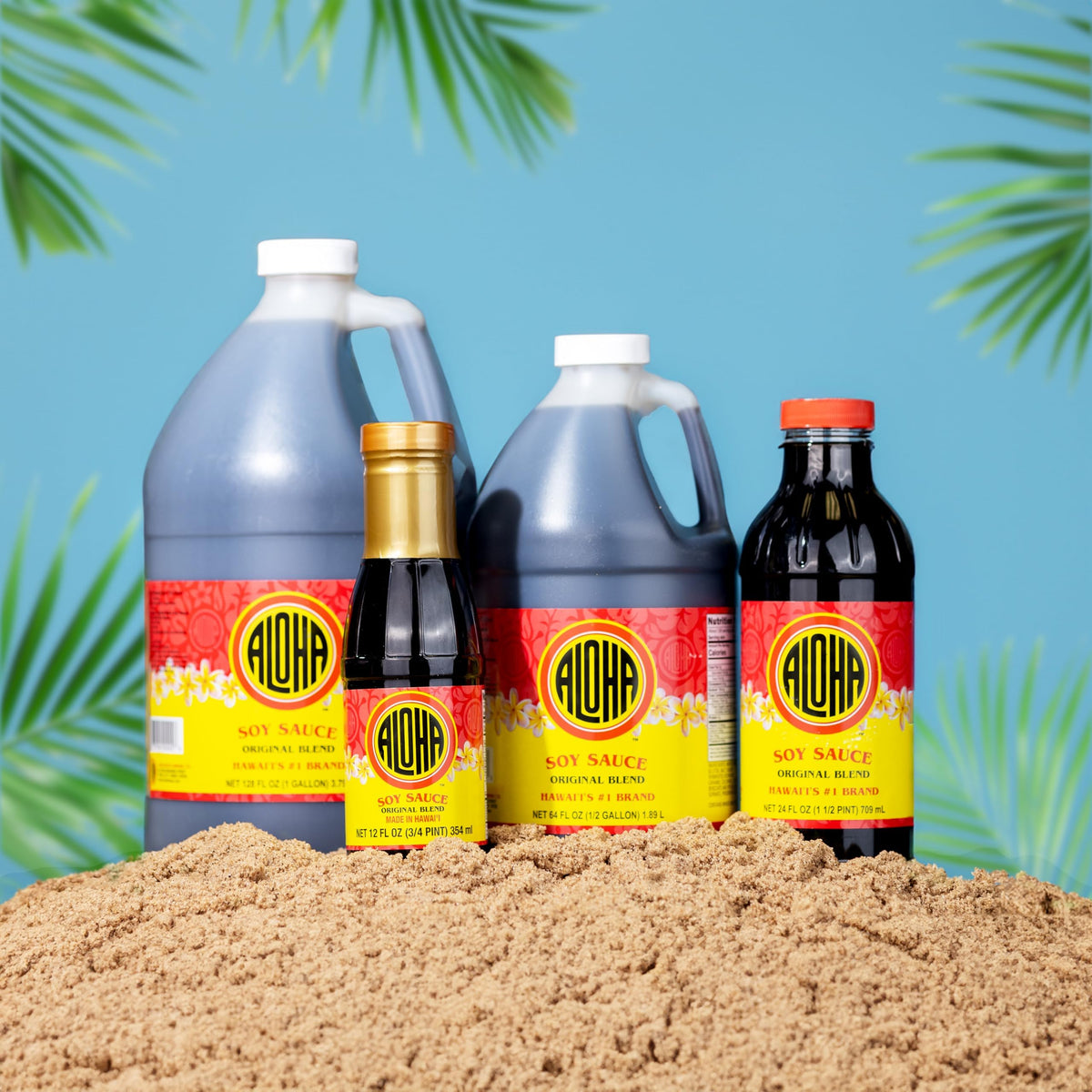 Aloha Shoyu Original Blend Soy Sauce – Sweet & Light, Made in Hawaii | 1 Gallon
