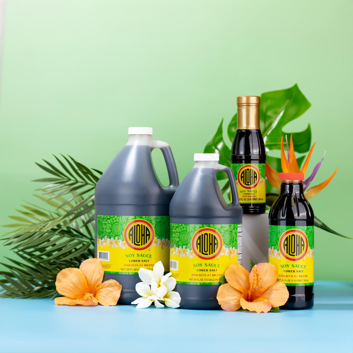 Aloha Shoyu Lower Salt Soy Sauce – 25% Less Sodium | Made in Hawaii