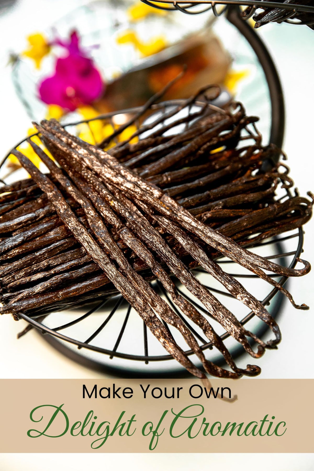 Aloka Vanilla – 50 Count Organic Madagascar Vanilla Beans, Grade A Bourbon Pods
