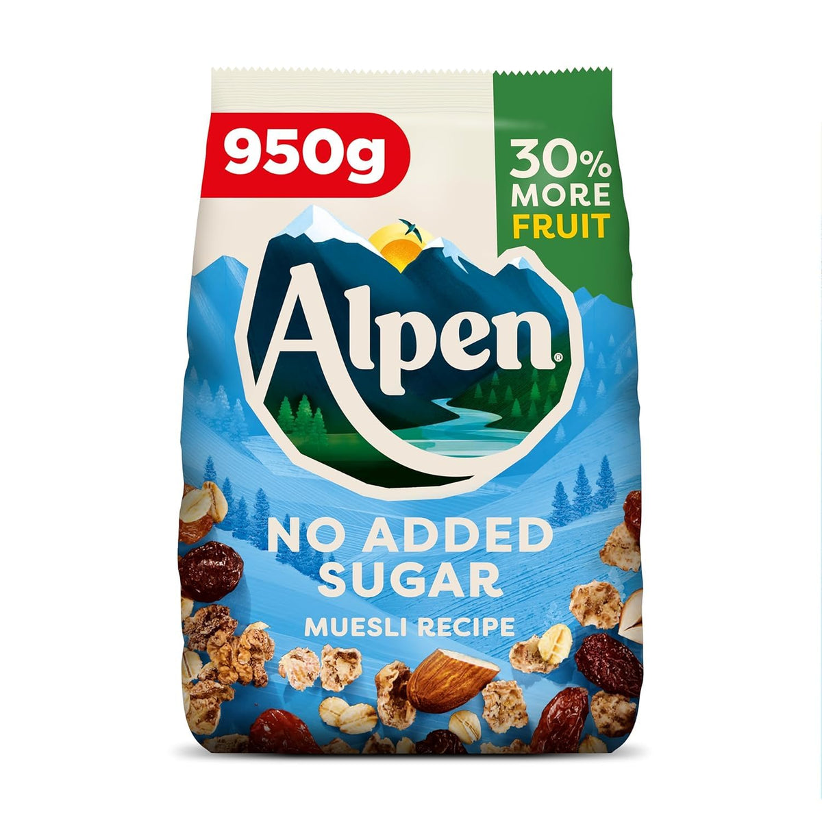 Alpen Muesli No Added Sugar 950g – Wholesome Breakfast Cereal