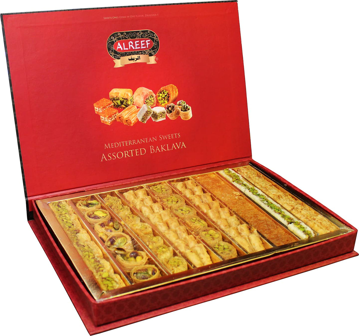 Alreef Assorted Mediterranean Baklava 800g (70-80 Pieces)