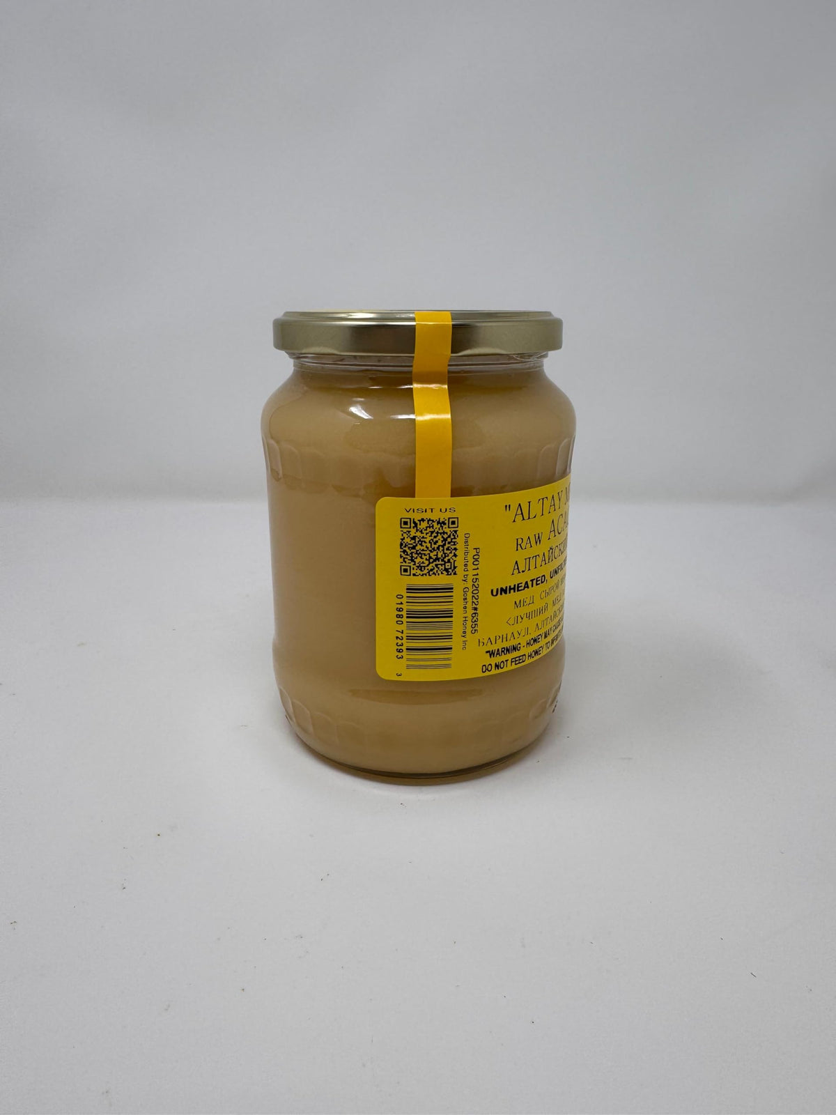 Altay Meadows Raw Acacia Honey – 100% Pure, Unfiltered, 908g Jar