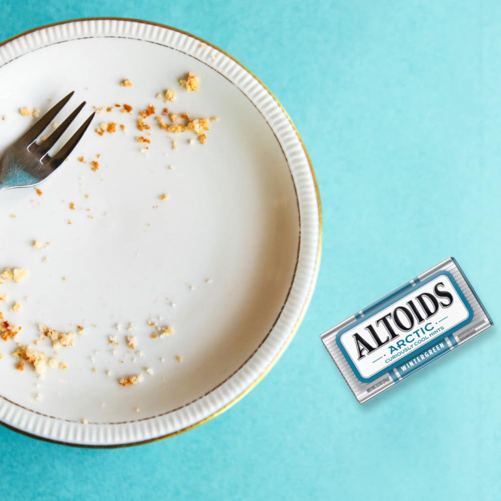 Altoids Arctic Wintergreen Sugar Free Mints Bulk – 8 Tin Pack (1.2 oz Each)