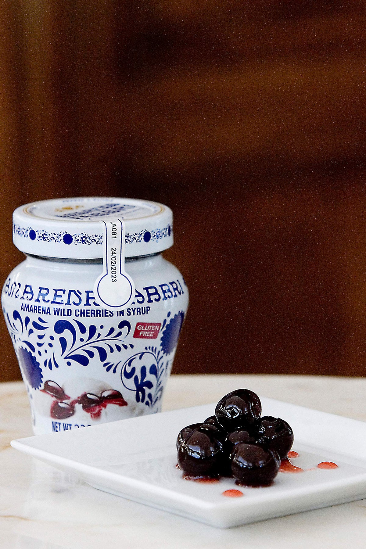 Fabbri Amarena Cherries in Syrup – 8.1 oz Each (Pack of 2) | Amarena Fabbri