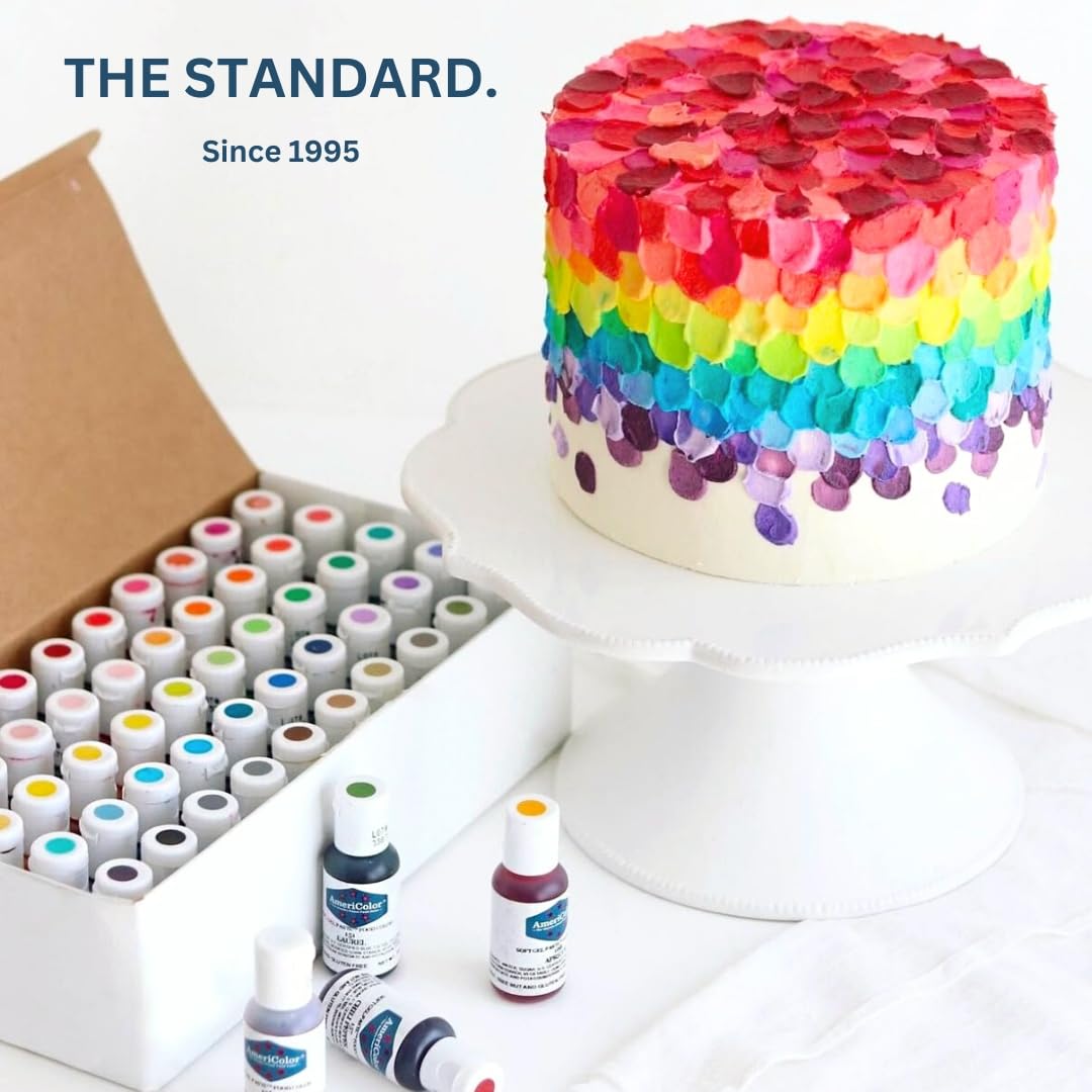 AmeriColor Student Kit 3 – 12 Soft Gel Paste Colors (0.75 oz each) for Icing, Fondant & More