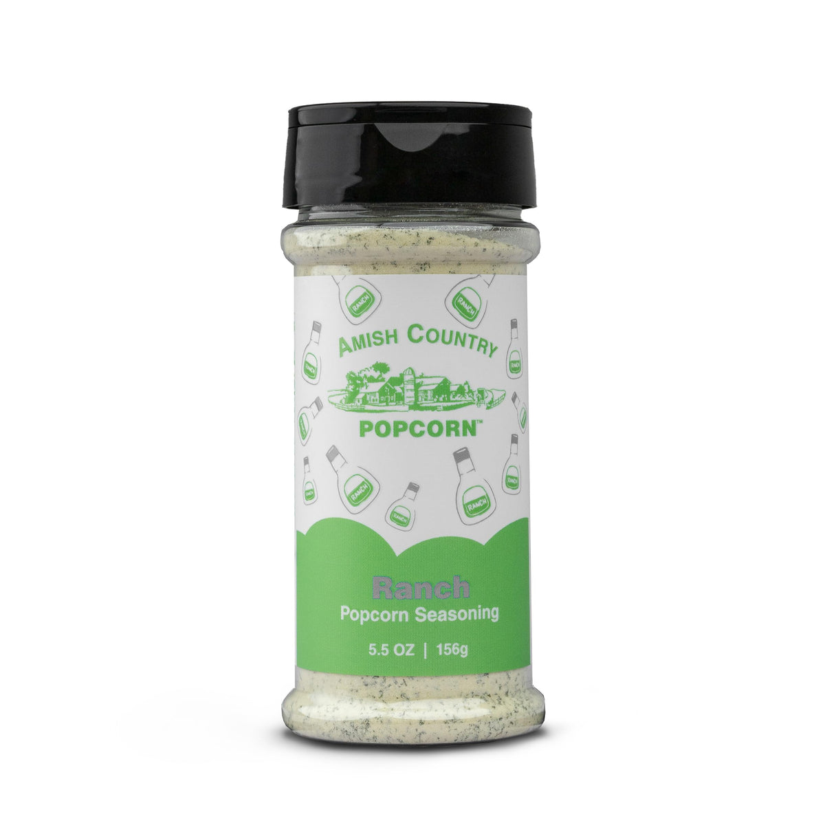 Amish Country Popcorn Seasoning Variety Pack – 4 Flavors: White Cheddar, Cheddar Cheese, Sour Cream & Onion, Ranch | Nut Free | Non-GMO