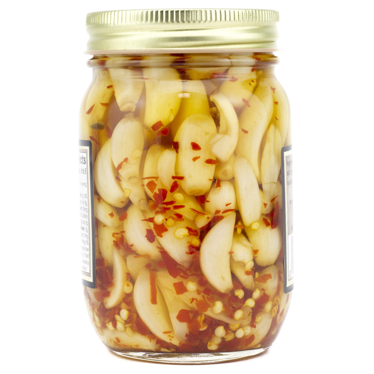 Amish Wedding All-Natural Hot and Sweet Pickled Garlic – 15 oz (2 Jars)