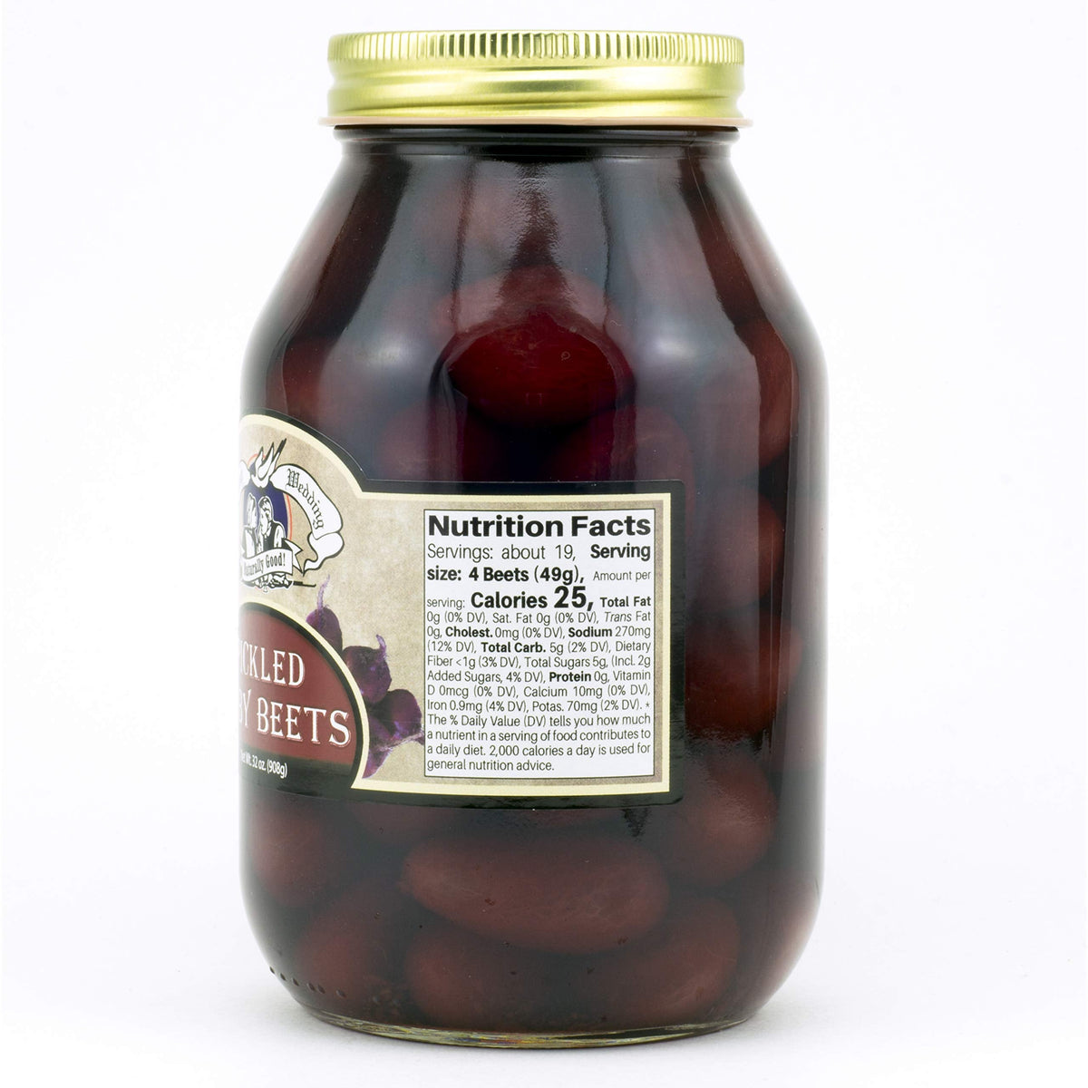 Amish Wedding Pickled Baby Beets 32oz Pack of 2 – All Natural