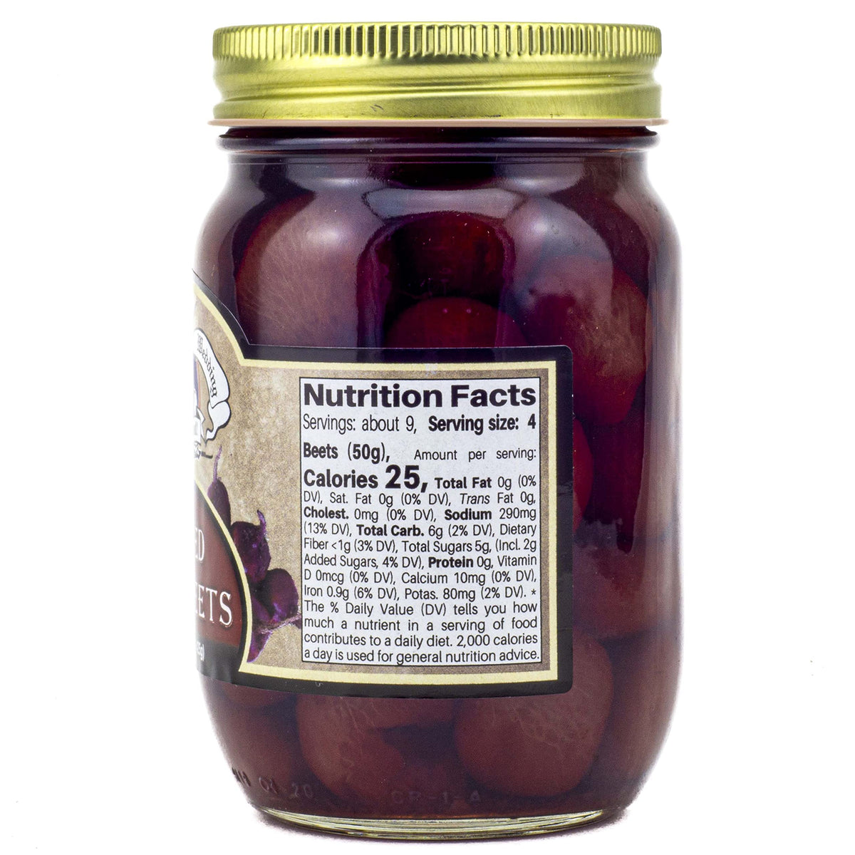 Amish Wedding All Natural Pickled Baby Beets 15 oz (Pack of 2) – Fresh & Tangy