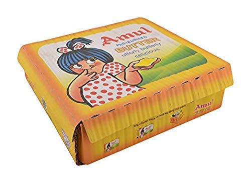 AMUL Butter 8g Pack (100 Count) – Pure, Creamy Spread for Daily Breakfasts