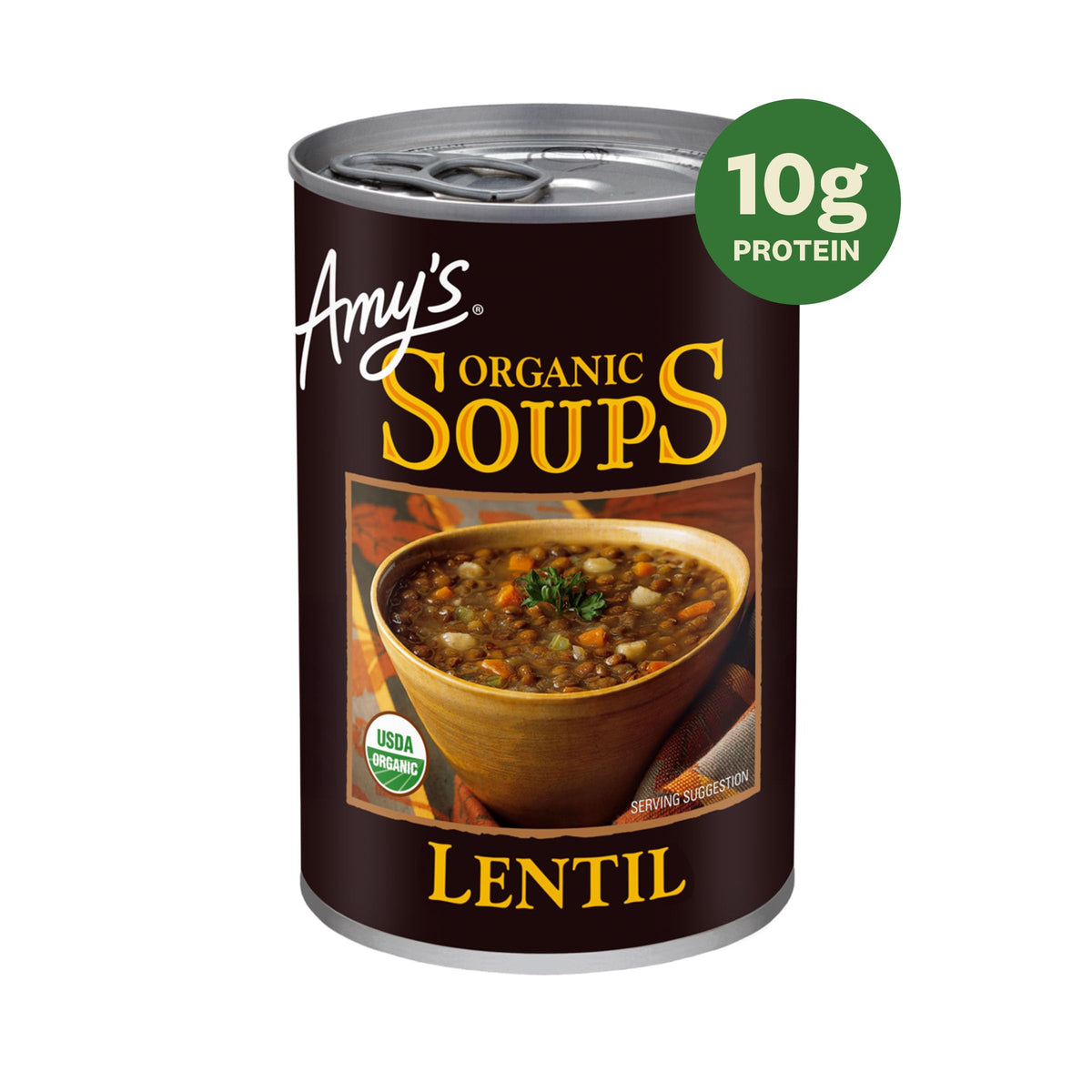 Amy's Organic Soup Variety Pack – Chunky Vegetable, Lentil, Quinoa & Kale & Red Lentil, 6-Can Bulk