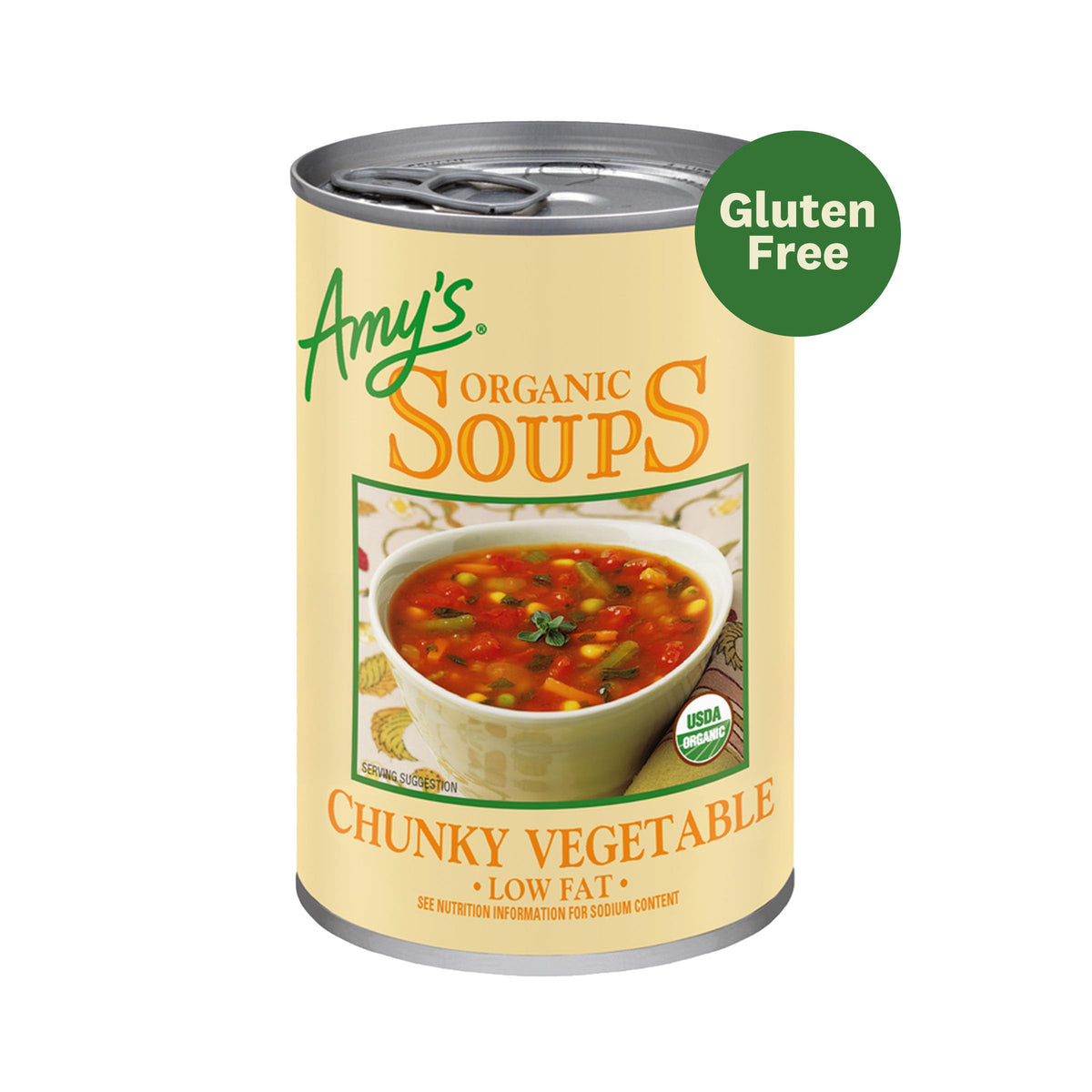 Amy's Organic Soup Variety Pack – Chunky Vegetable, Lentil, Quinoa & Kale & Red Lentil, 6-Can Bulk