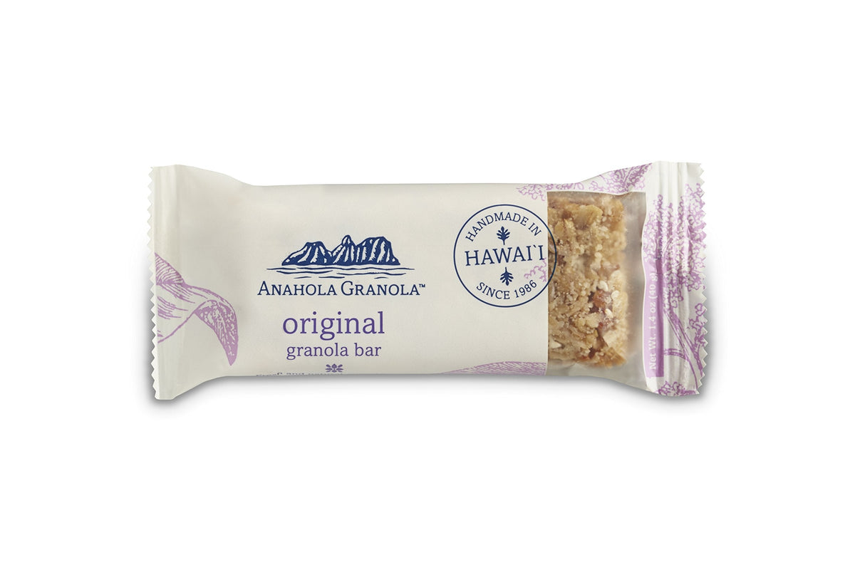 Anahola Granola Original Bars, 8 Count – Gluten-Free, Zero Added Sugar
